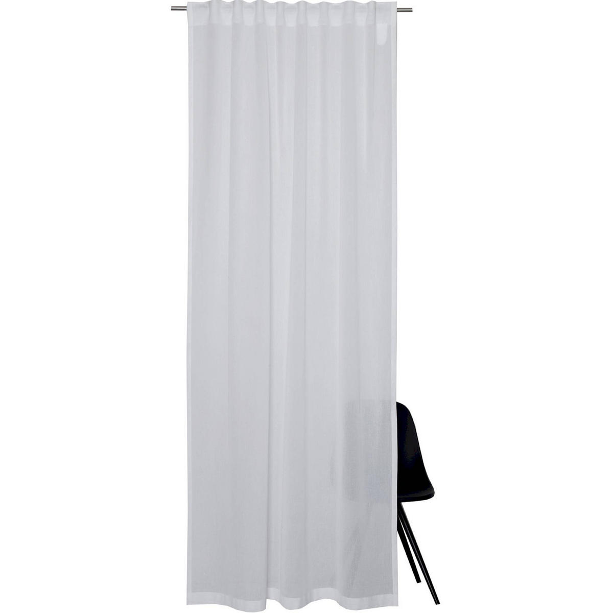 SCHAL MIT VERDECKTEN SCHLAUFEN, LINEN - Weiß, Textil (130/1/250cm) - Esprit