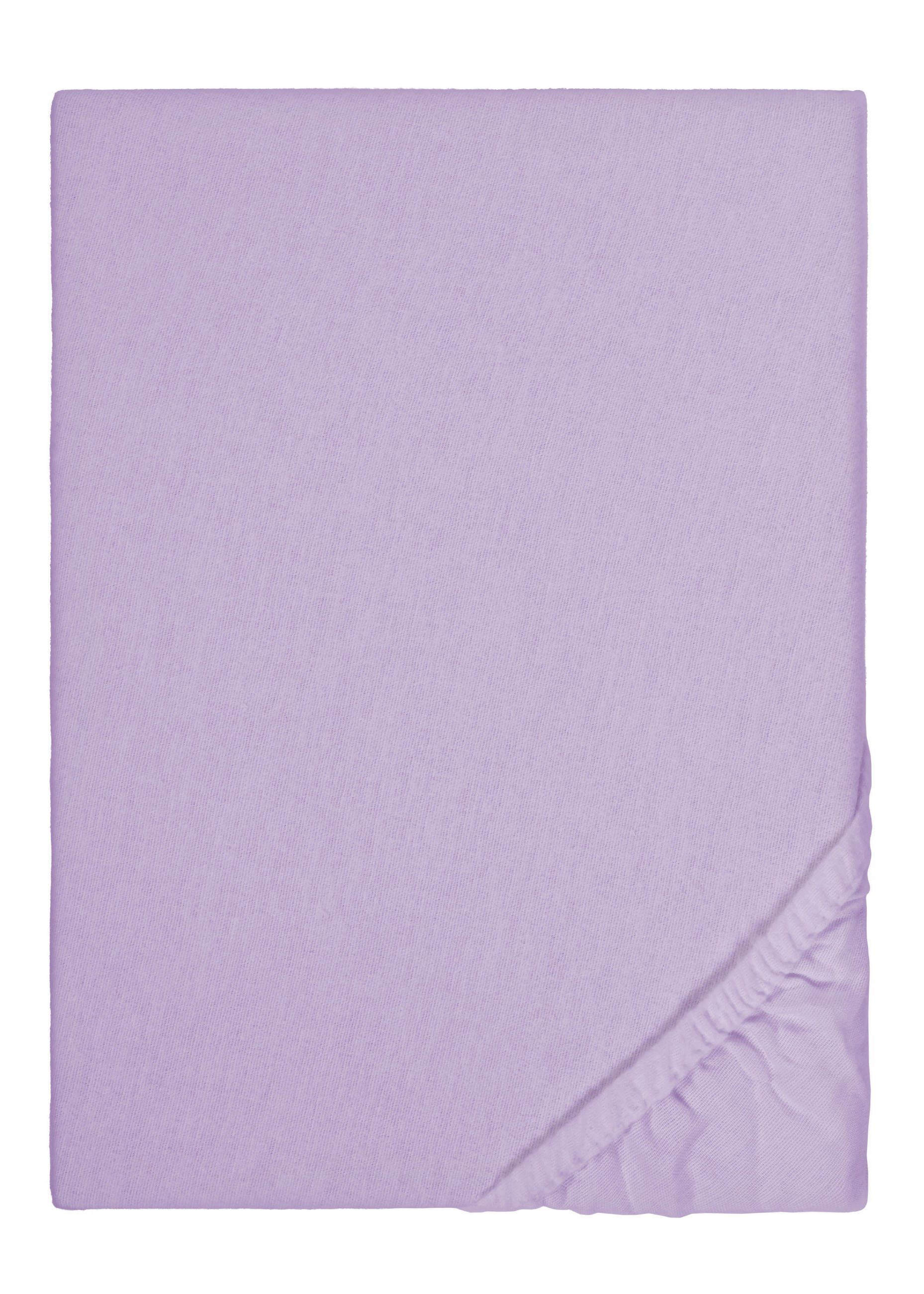 biberna Spannbetttuch Violett 200x200 cm