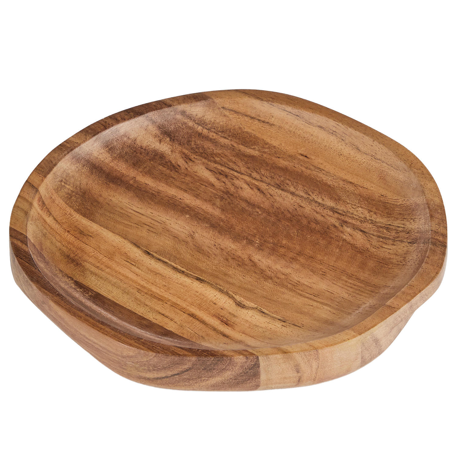 SERVIERPLATTE Acacia organisch - Akazienholz - Braun - Braun, Holz (17/2/6cm) - Butlers