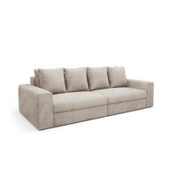 SOFA Paola 3 Sitzplätze Taupe - Taupe, Holz (272/86/120cm) - Petits-meubles