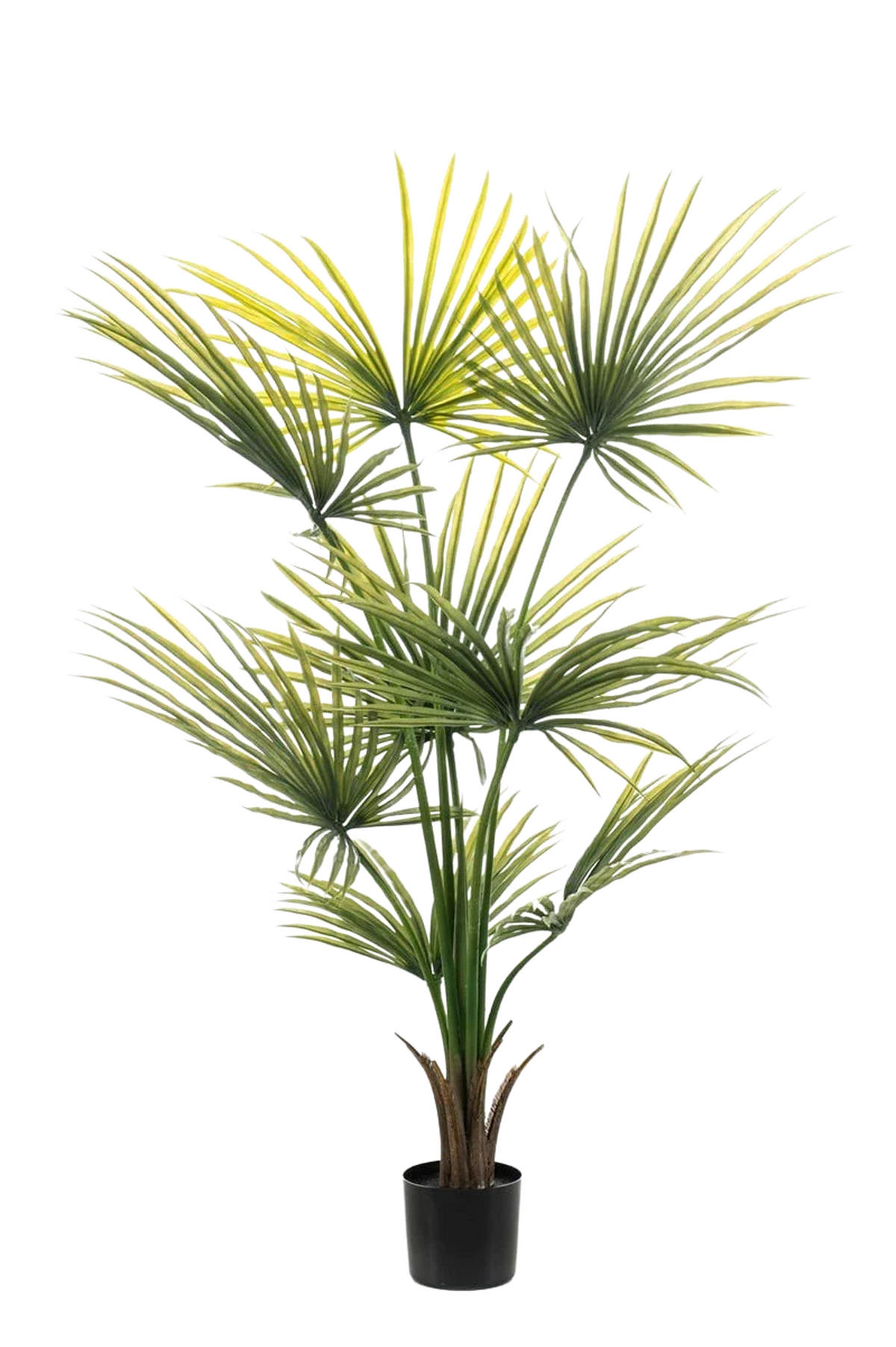 KUNSTBAUM Künstliche Palme - Zaron 120 cm - Grün, Kunststoff (120cm) - Emerald