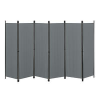 SICHTSCHUTZ Huesca - Dunkelgrau, Textil/Metall (300/2cm) - [en.casa]