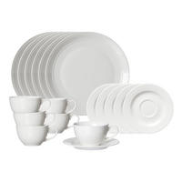 KAFFEESERVICE Levi Weiß 18er Set - Weiß, Keramik (1/1/1cm) - Ritzenhoff Breker