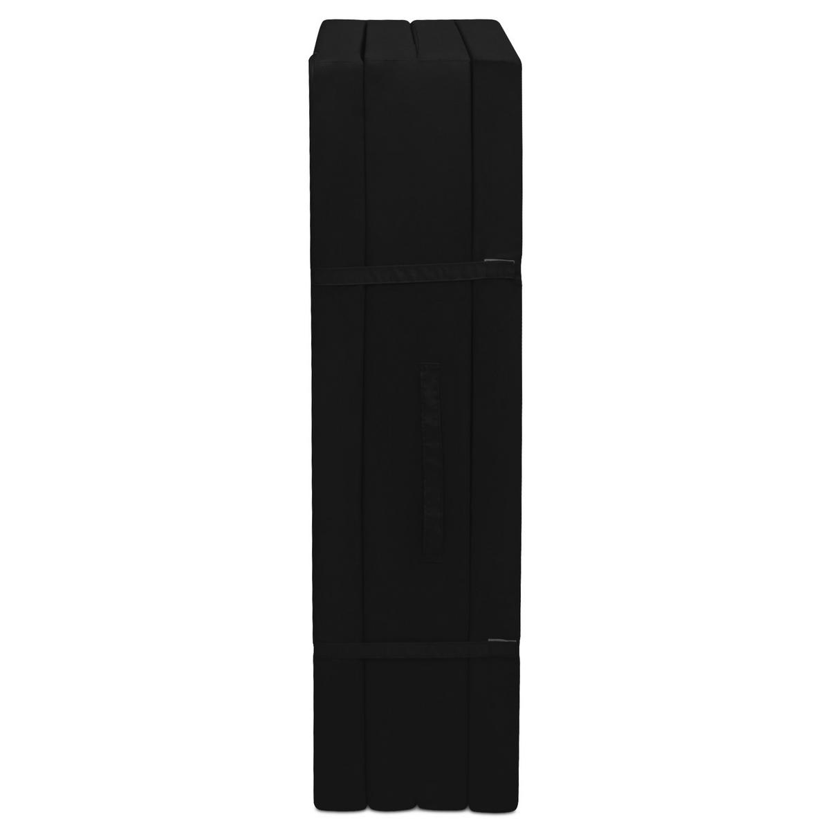 KLAPPMATRATZE Campix 195/120/7 cm Schwarz - Schwarz, Textil (195/120/7cm) - Beautissu 