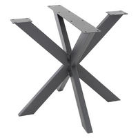 TISCHGESTELL Spider 85 x 85 x 71 cm Anthrazit - Anthrazit, Metall (85/71/85cm) - ML-DESIGN
