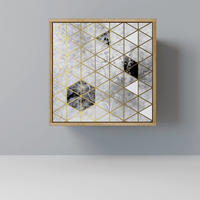 SIDEBOARD ASHEN ARIA, Eichefarben, 57,5x42x57,5 cm, Ohne Füße - Eichefarben/Multicolor, Holzwerkstoff (57.5/57.5/42cm) - SpaceRebels