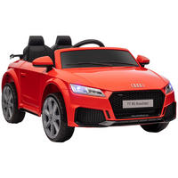 KINDER ELEKTROAUTO, Rot/Gelb, Kunststoff+ Eisen - Rot, Metall (102/60/44cm) - HOMCOM
