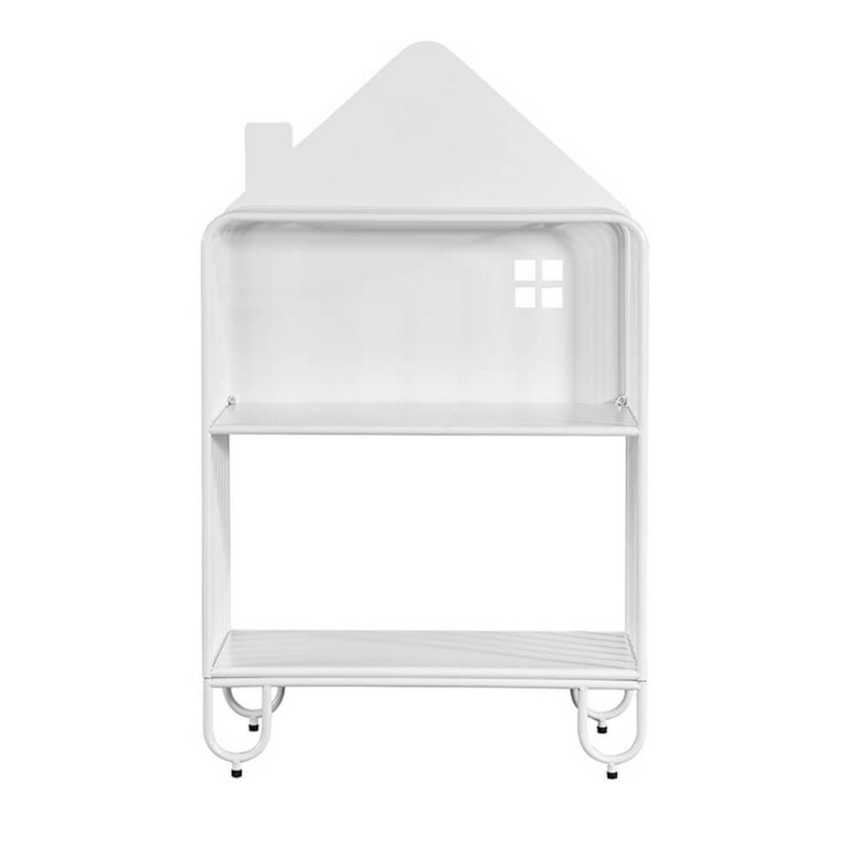 KINDERREGAL TODO - Weiß, S - Weiß, Metall (61/102/28cm) - Home Deluxe
