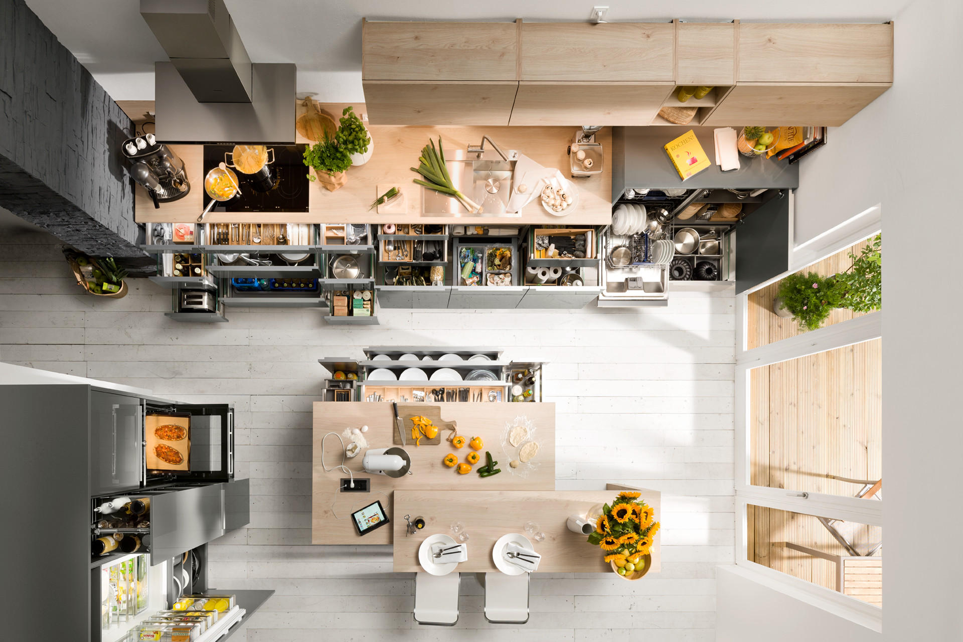 Stauraum in der Küche schaffen