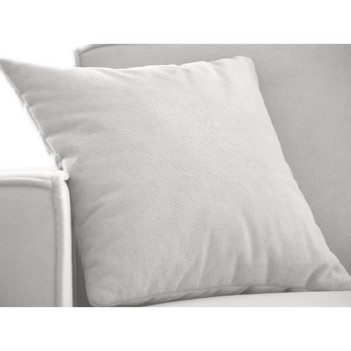 ECKSOFA ohne Schlaffunktion Pedro L beige links - Beige/Schwarz, Kunststoff/Textil (267/170cm) - Beautysofa