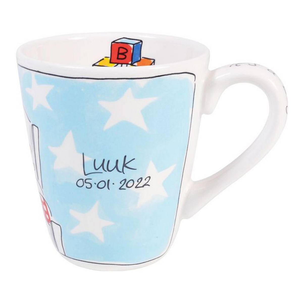 BECHER Es ist ein Junge in Bunt - 350 ml - Multicolor, Keramik (0.35L) - Blond Amsterdam