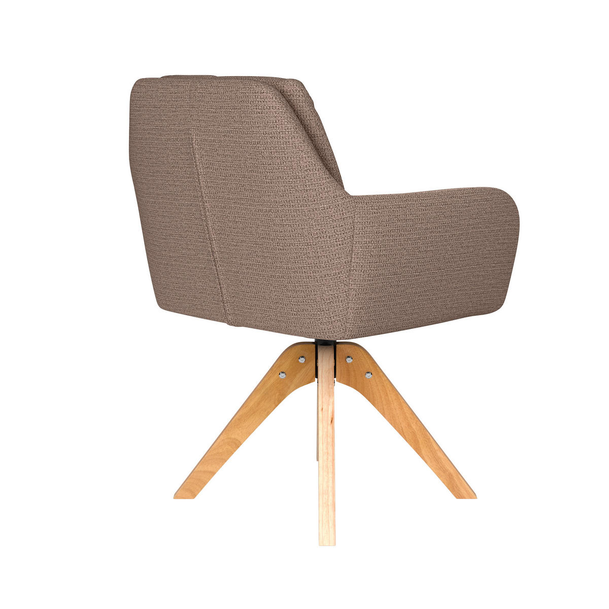 ESSZIMMERSTUHL Pete - Taupe - 62/63/85 cm - Taupe, Textil (63/85/62cm)
