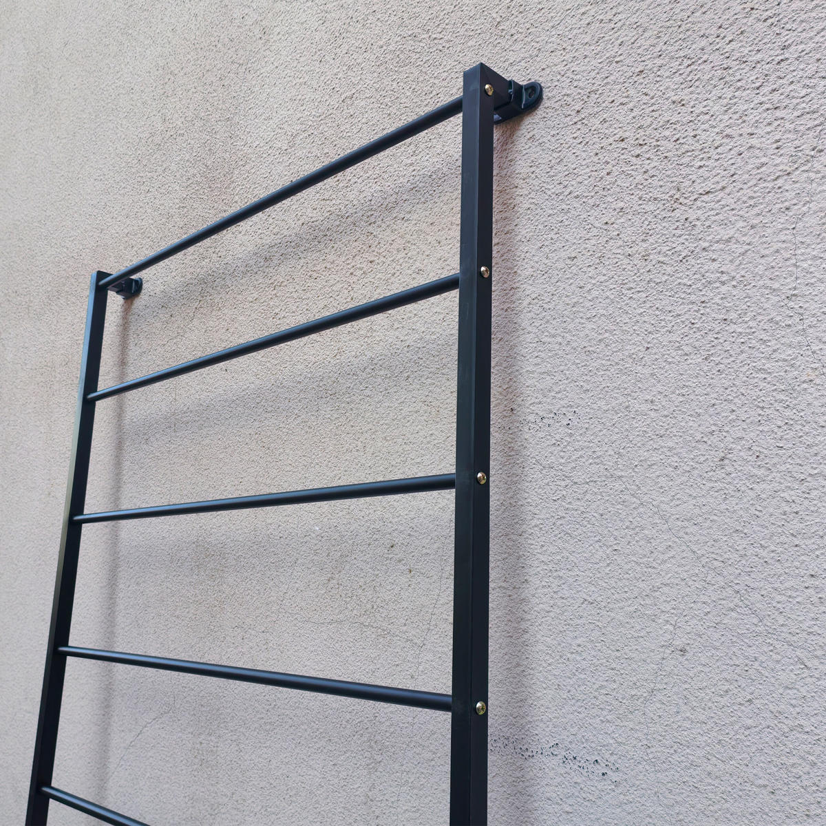 RANKGITTER Schwarz Stahl 210 cm - Schwarz, Metall (76/210/5cm) - Relaxdays