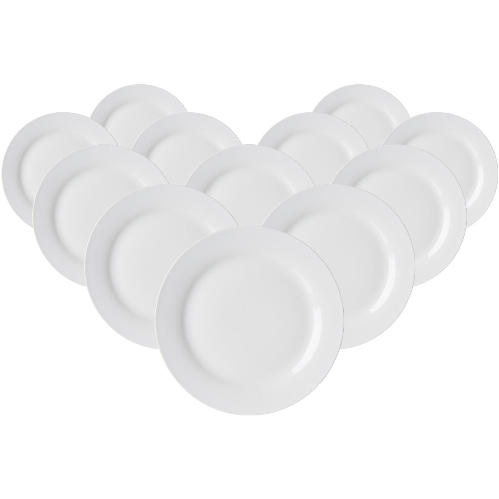 SPEISETELLER Bianco weiß ø 27 cm 12er Set - Weiß, Keramik (27cm) - Ritzenhoff Breker