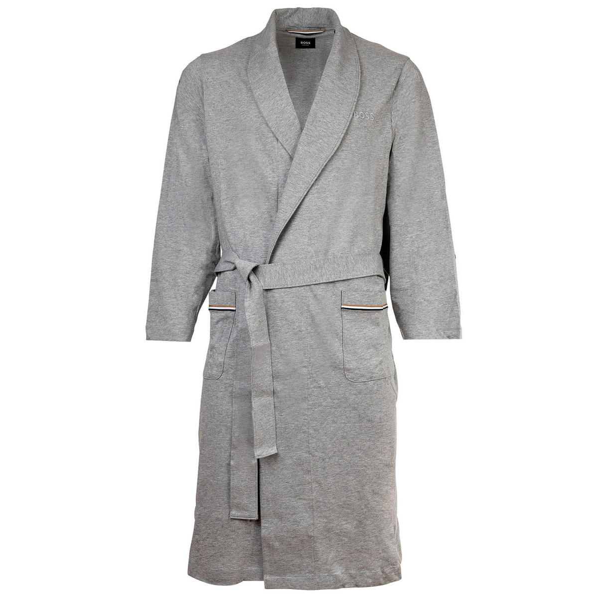 BADEMANTEL Herren Grau Baumwolle - Grau, Textil (XXLnull) - BOSS