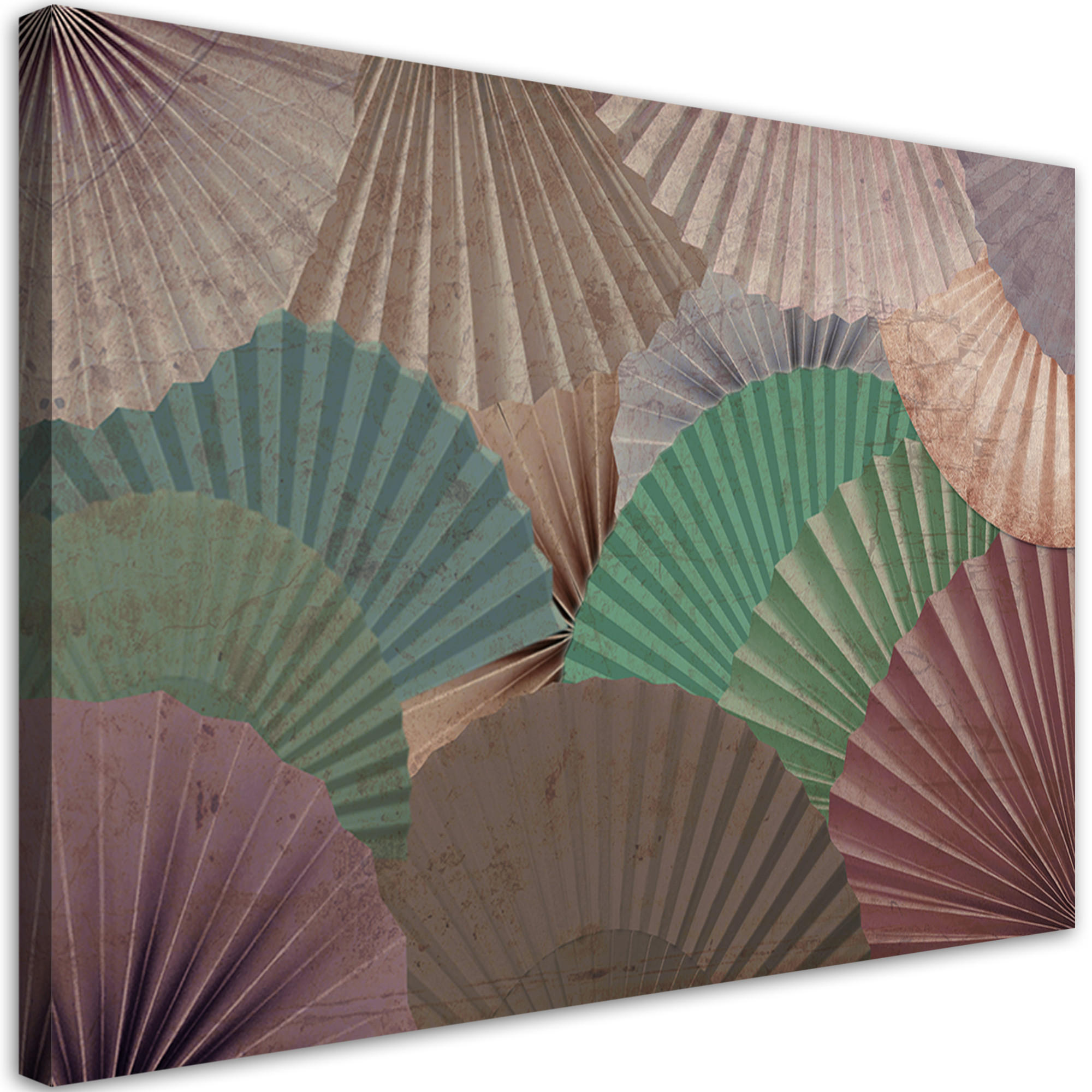 WANDBILD einfache fans - Braun, Textil (60/40cm) - Feeby