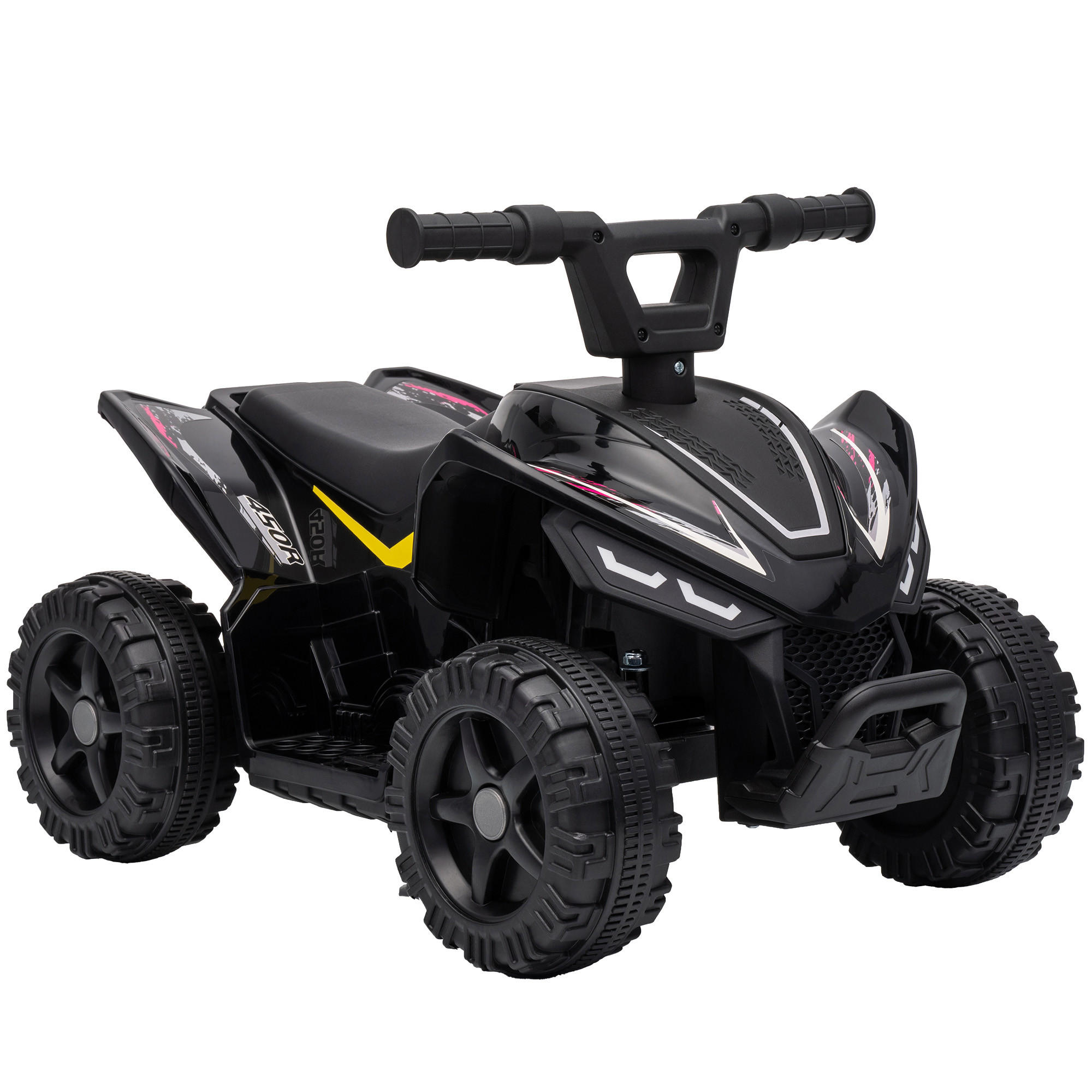 Aiyaplay Kinder-Quad Schwarz 38.5x43x67 cm