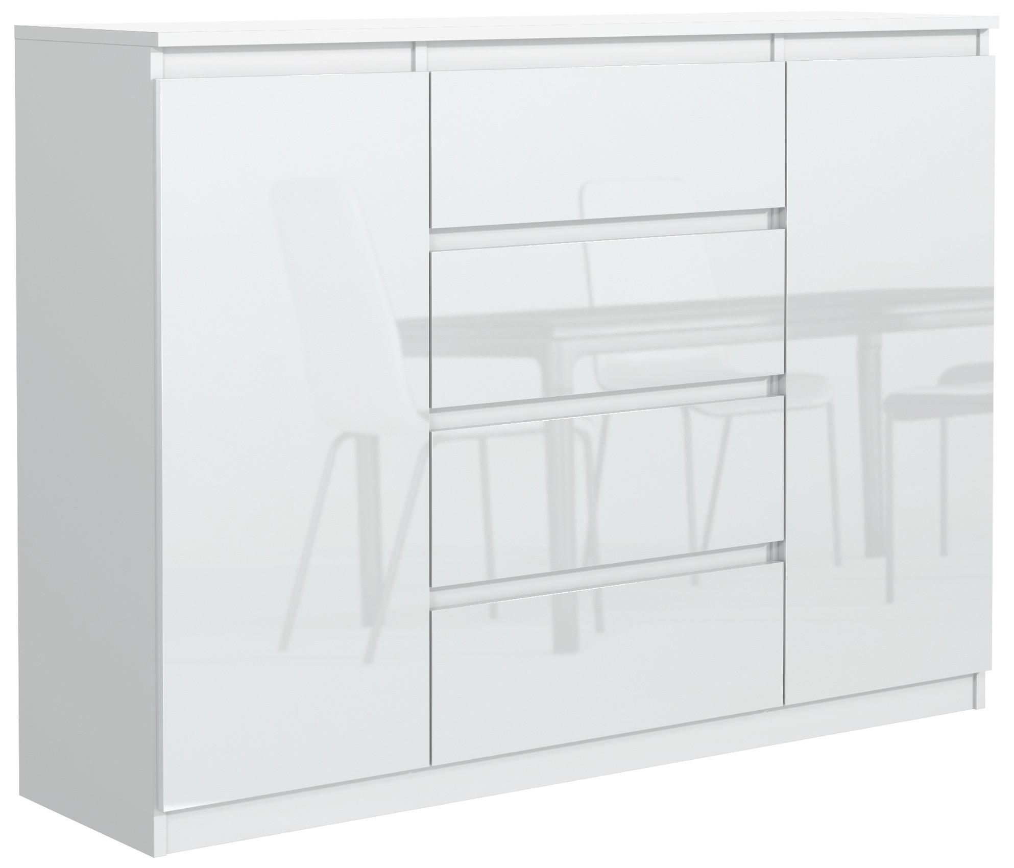 COMODA Alb, luciu intens 139/102/39