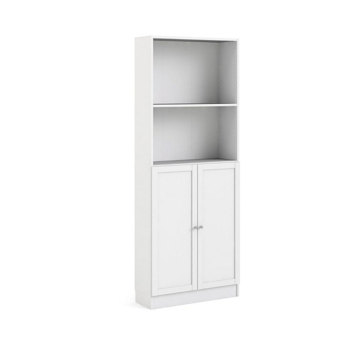 REGAL Weiß - Weiß, Holzwerkstoff (79/203/28cm) - ebuy24