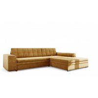 ECKSOFA Lusaka Mit Schlaffunktion - Gelb, Holzwerkstoff/Textil (198/292cm) - Fun Möbel