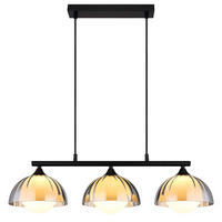 HÄNGELEUCHTE Eva Grau Rauchglas - Grau, Glas (70/20/120cm) - Nowa