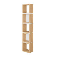 REGAL 5 Fächer H167 cm - Lofty - Weiß, Holzwerkstoff (22/167/32cm) - Calicosy