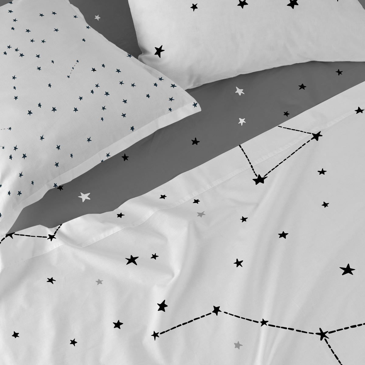 OBERBETTLAKEN constellation 180x270 cm mehrfarbig - Multicolor, Textil (180/270cm) - Happy Friday