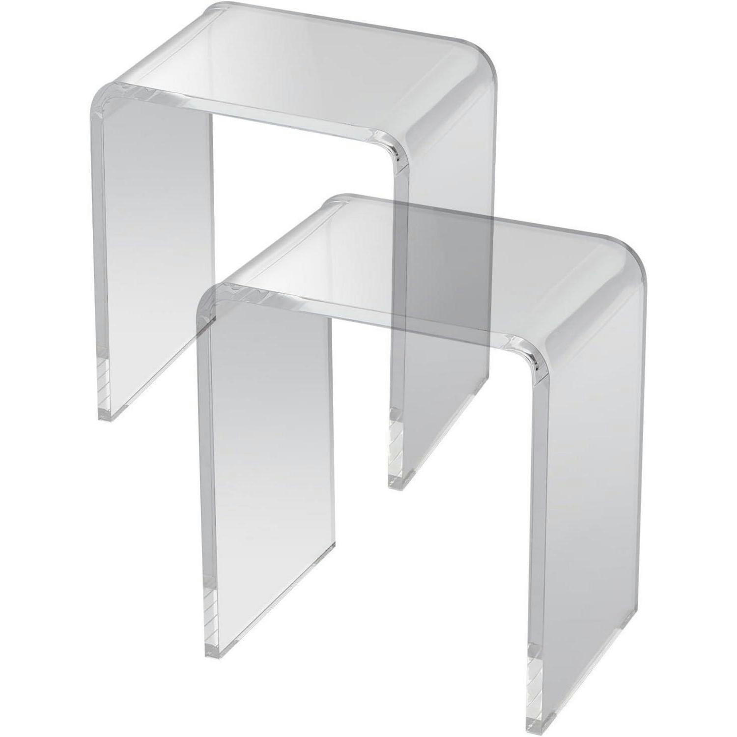 XXXLutz Beistelltisch Transparent 41.4x46x30.5 cm