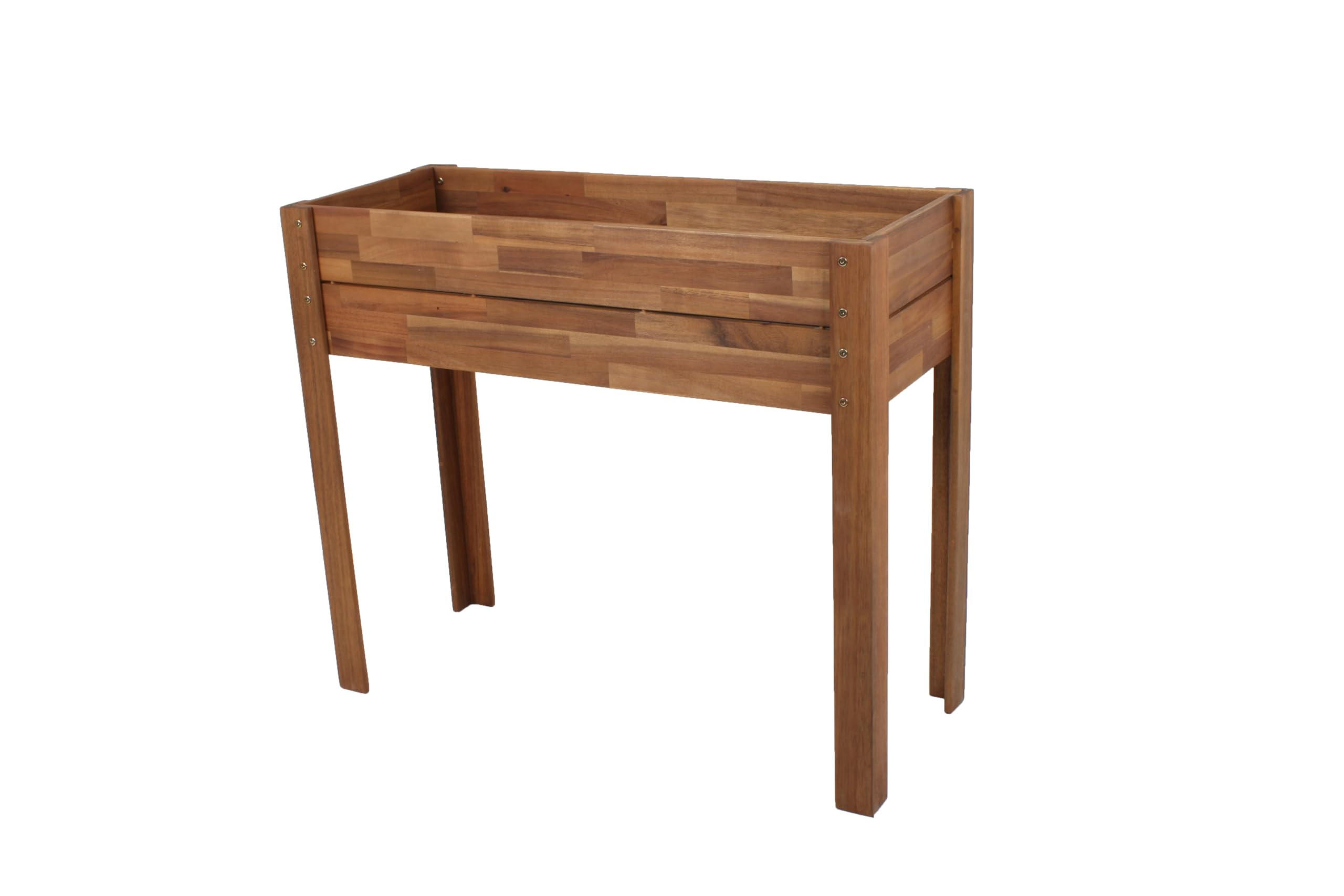 HOCHBEET Robert Natur Akazie Holz-Hochbeet für Garten - Naturfarben, Holz (40/84/100cm) - DELUKE