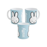 KAFFEEBECHER Miffy Hase Blau 320 ml - Blau, Keramik (0.32L) - United Labels