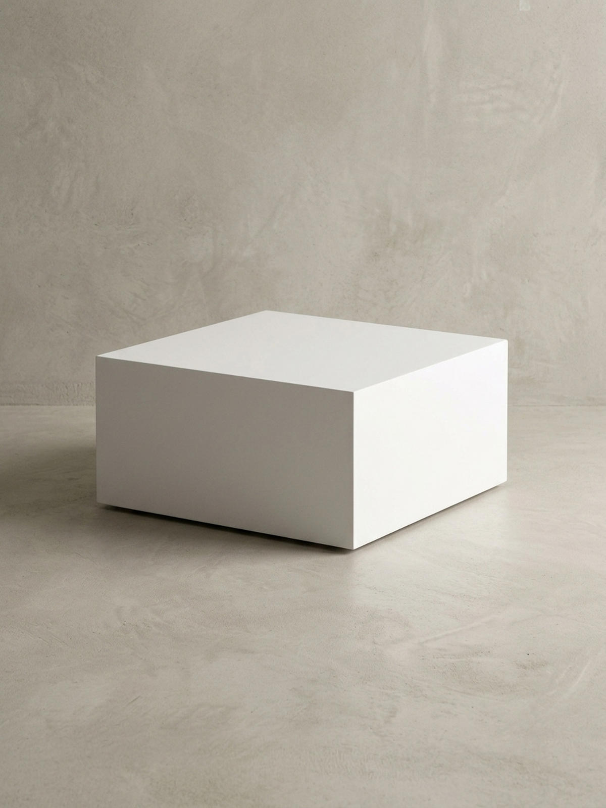 COUCHTISCH Weiß Hochglanz Quadratisch 60x60x30cm MDF Würfelform - Weiß, Holzwerkstoff (60/60/30cm) - KADIMA DESIGN
