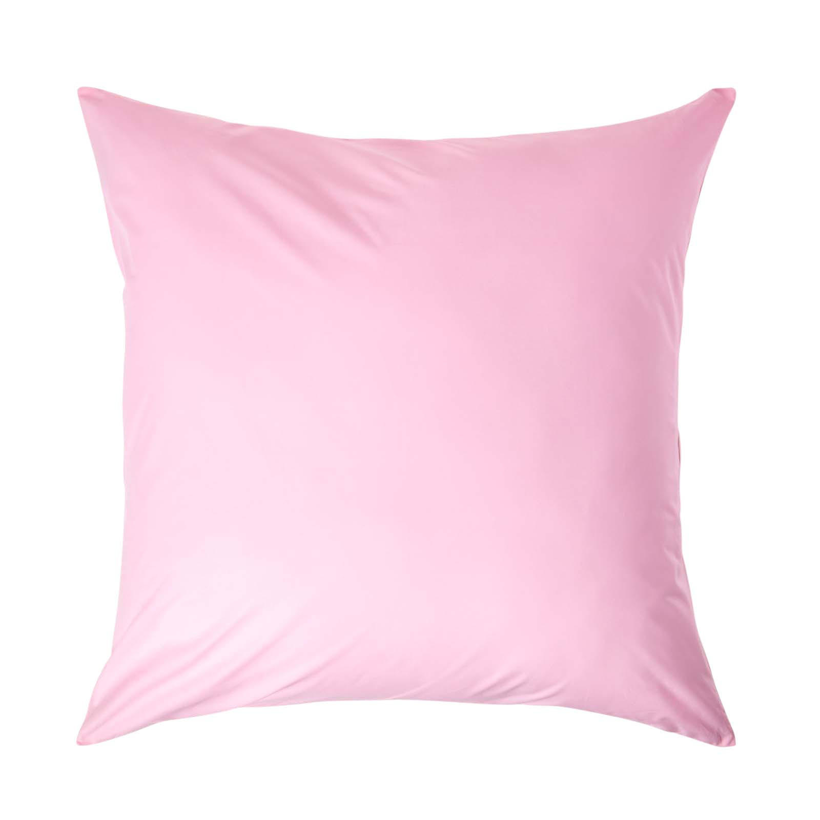 Homescapes Kissenbezug Rosa 60x60 cm