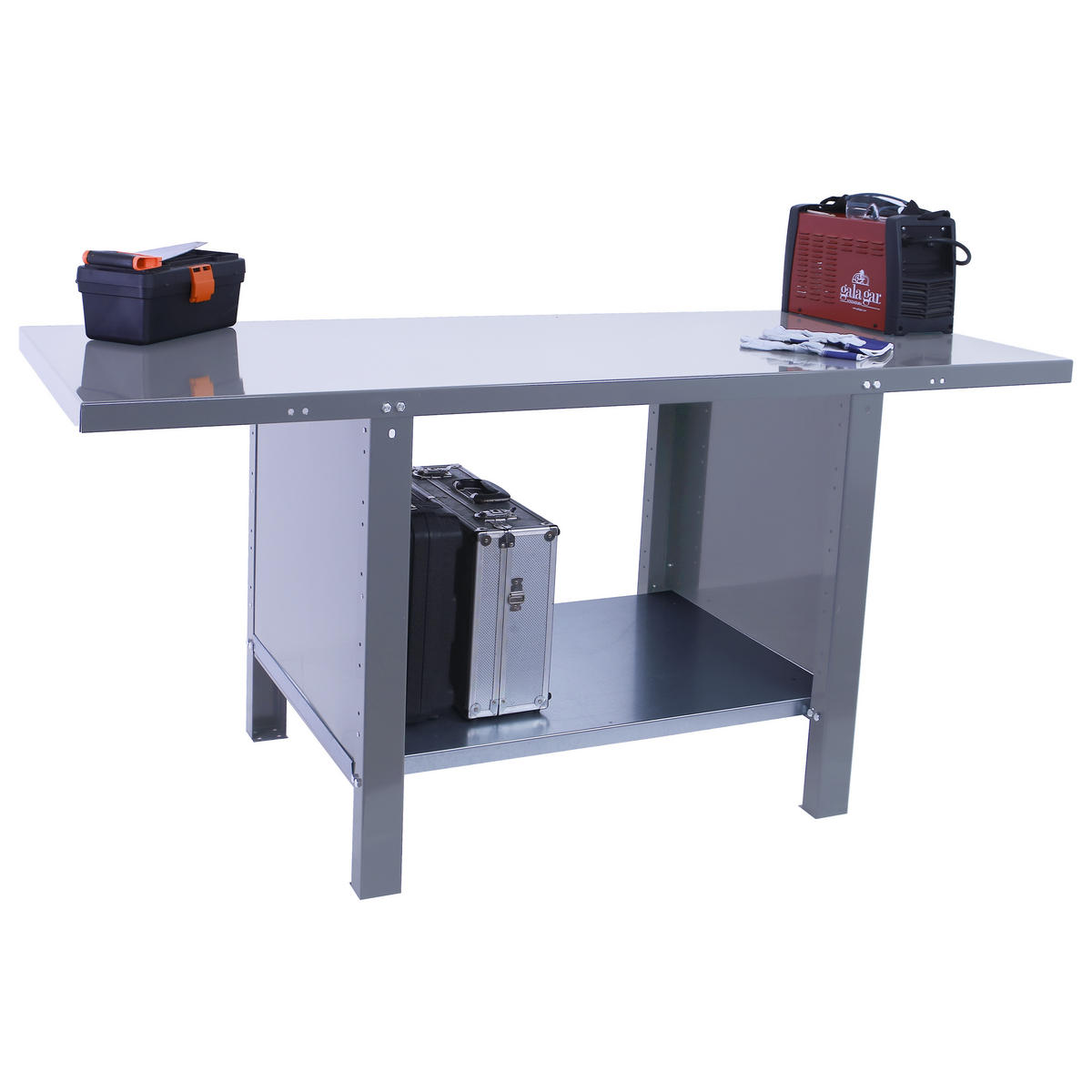 WERKBANK Buffalo Metal HxBxT 83 x 120 x 73 cm Traglast 700 kg Grau - Grau, Metall (120/83/73cm) - PROREGAL