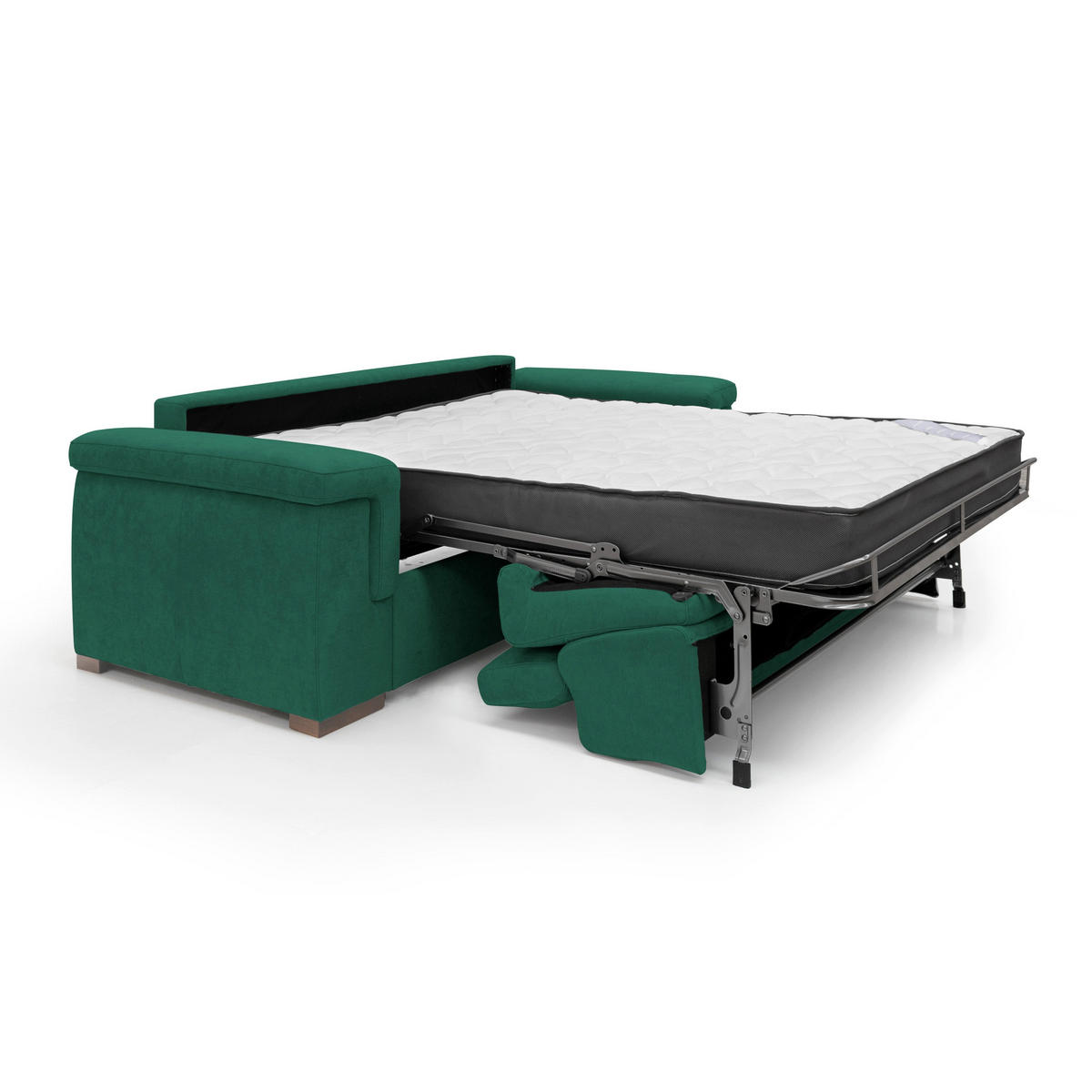 SCHLAFSOFA Giunone - Grün, Textil (200/100/95cm) - Divani.store