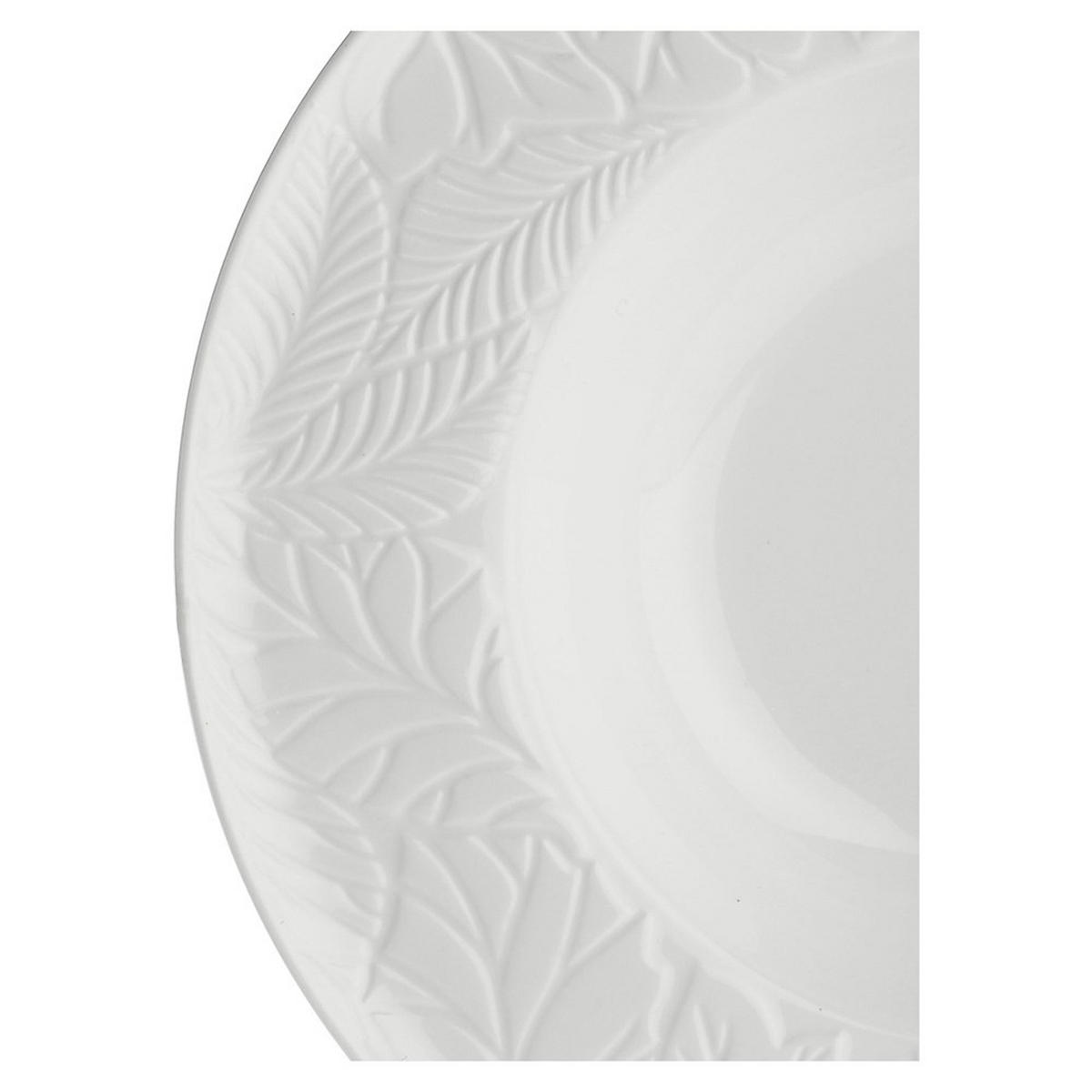 TELLER Weiß 23/23/3 cm P004300002Z - Weiß, Keramik (23cm) - La Porcellana Bianca 