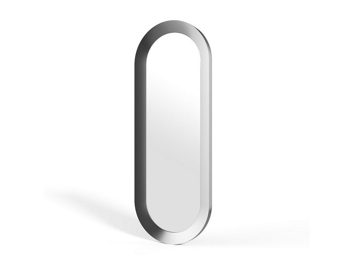 WANDSPIEGEL - 60 cm x 9 cm - Metall - Silberfarben - ZIRYA - Silberfarben, Metall (60/160/9cm) - Vente-Unique