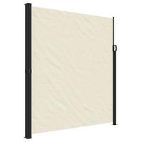 SEITENMARKISE Ausziehbar Creme 220/300 Cm - Creme, Textil (220/300cm) - vidaXL