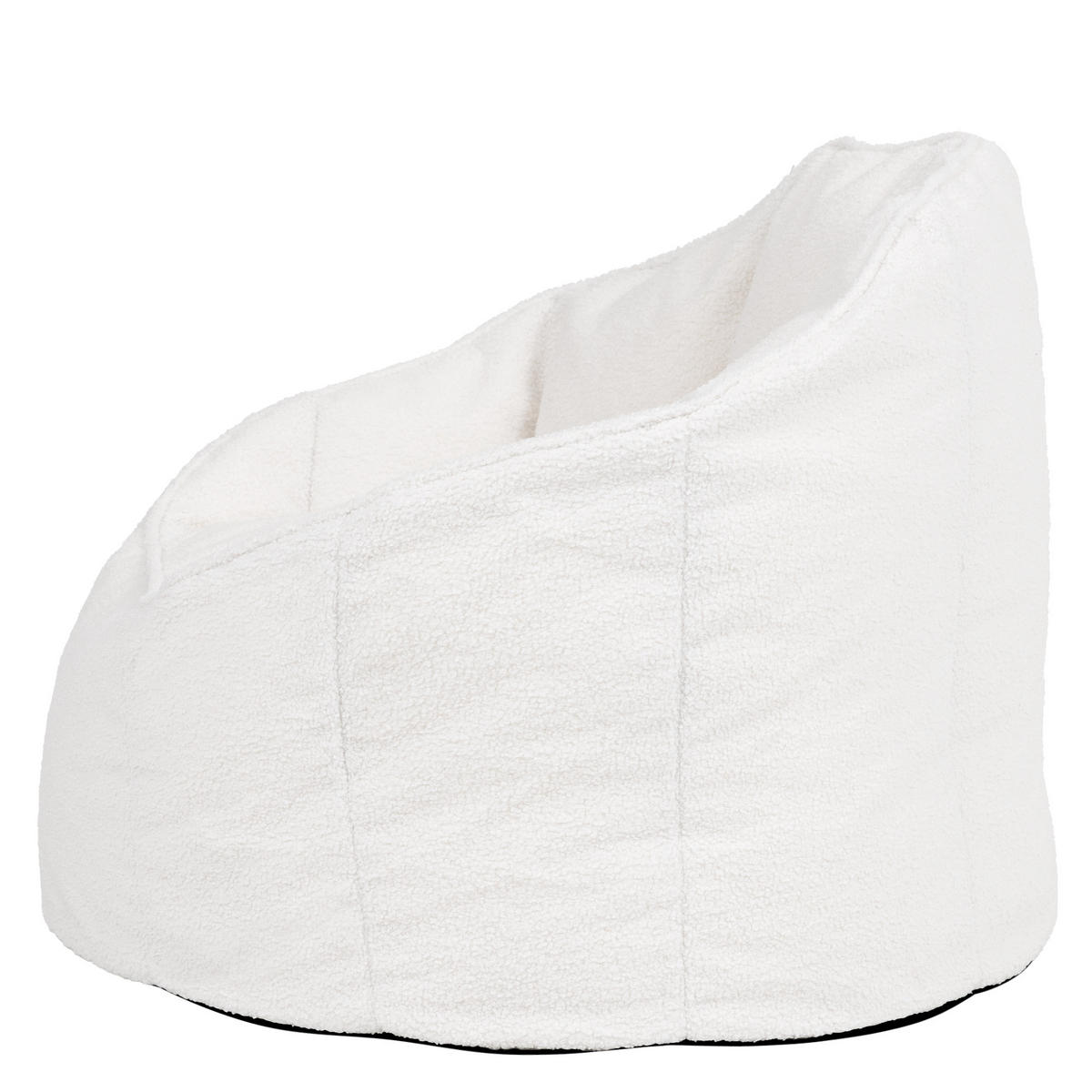 SITZSACK aus Boucle Sirena - Creme, Textil (77/64/74cm) - icon