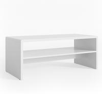 COUCHTISCH Weiß 99.6 x 39.8 cm - Weiß, Holzwerkstoff (39.8/99.6/40.1cm) - Vicco