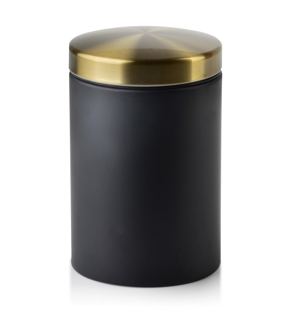 BEHÄLTER Harry Schwarz 9.5/9.5/14.5 cm Metall - Schwarz, Metall (9.5/14.5/9.5cm) - Mondex