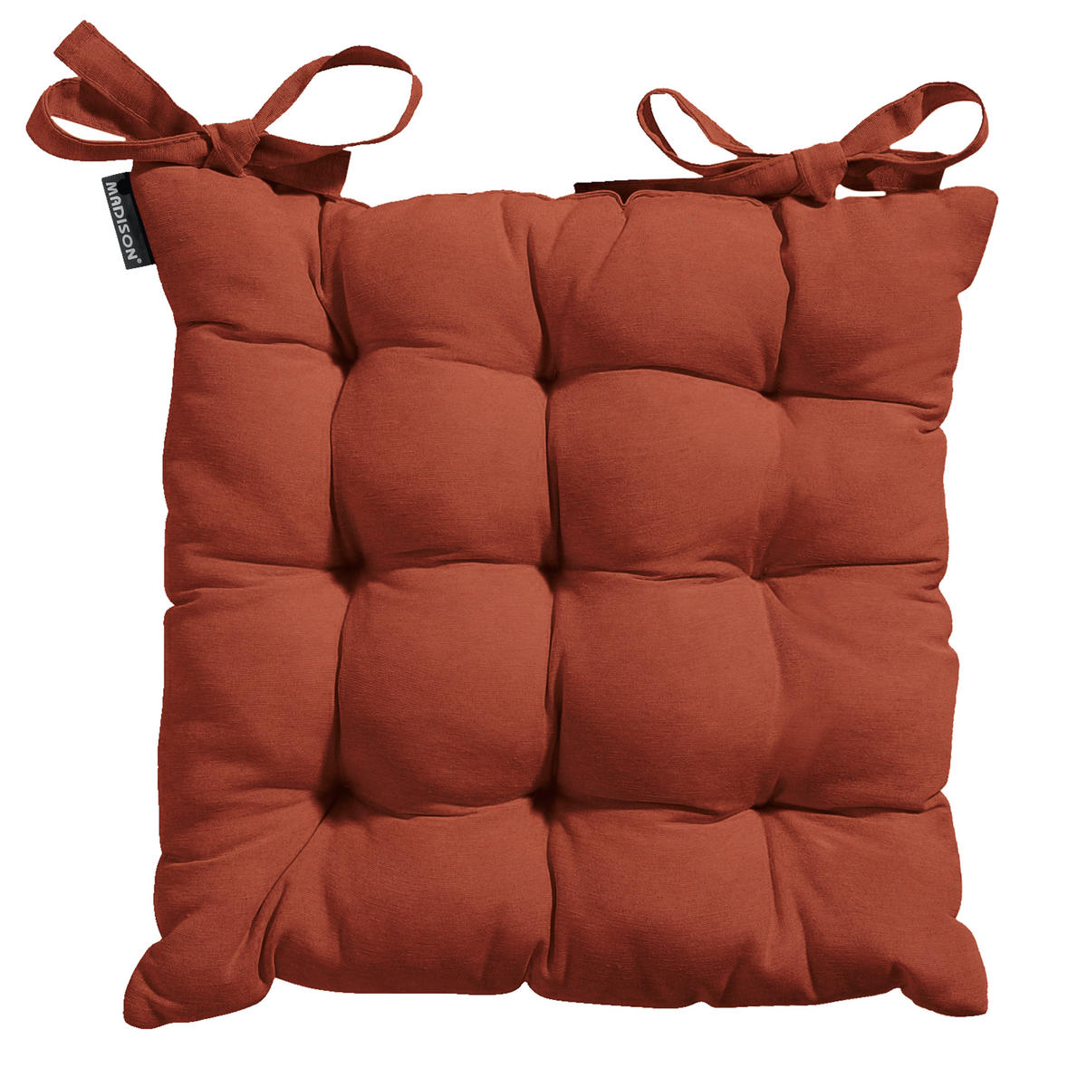 SITZKISSEN Panama 46/46 cm 4er-Set - Rotbraun, Textil (46/6/46cm) - Madison