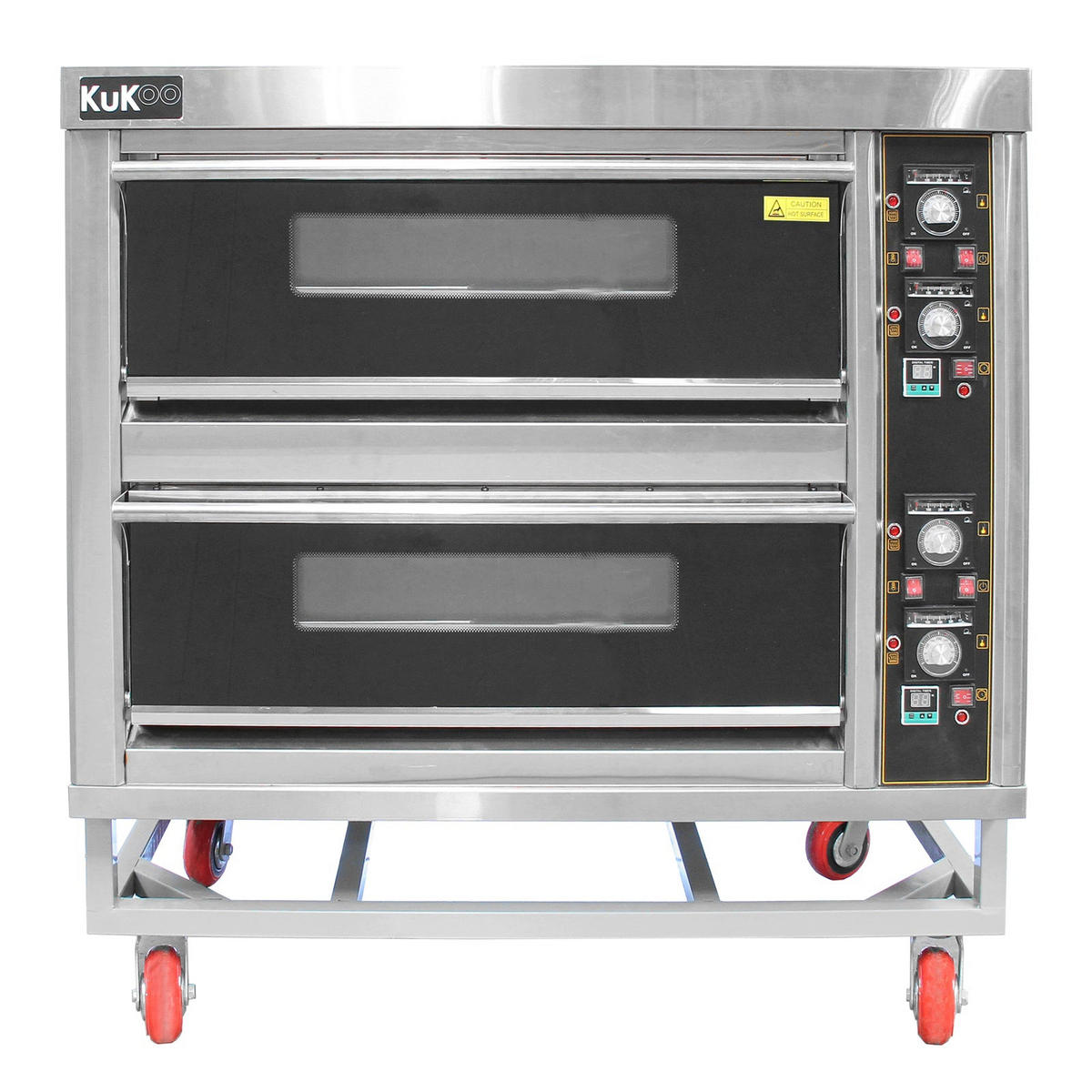 PIZZAOFEN Gastro - Silberfarben, Metall (87/90/49cm) - Kukoo