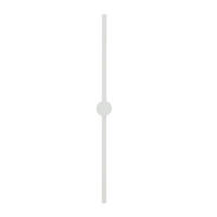 WANDLEUCHTE Eydon, Weiß, 80cm - Weiß, Metall (13/6.5/80cm) - KOSILUM