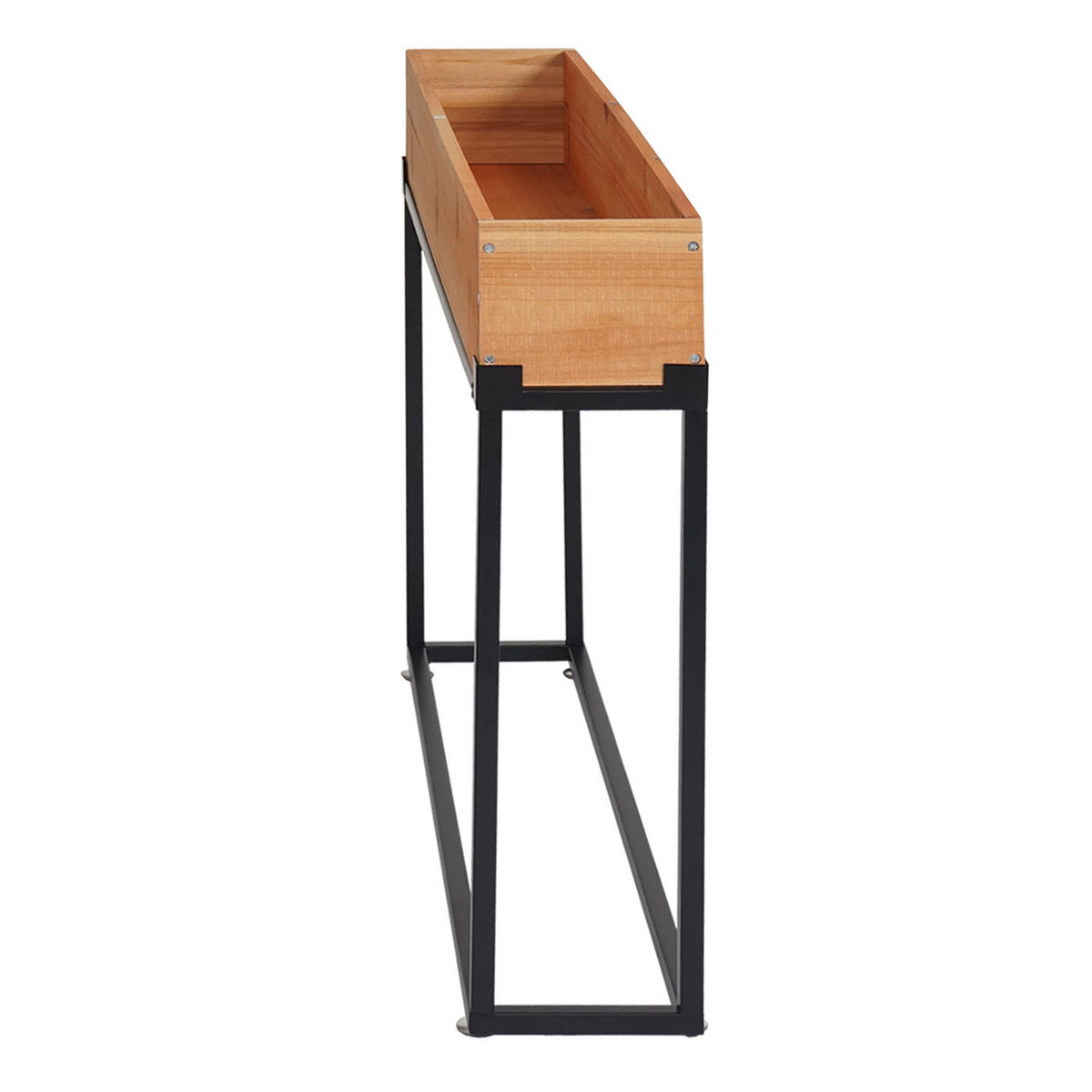 HOCHBEET Braun, Schwarz - Schwarz/Braun, Holz (80/62/16cm) - MCW