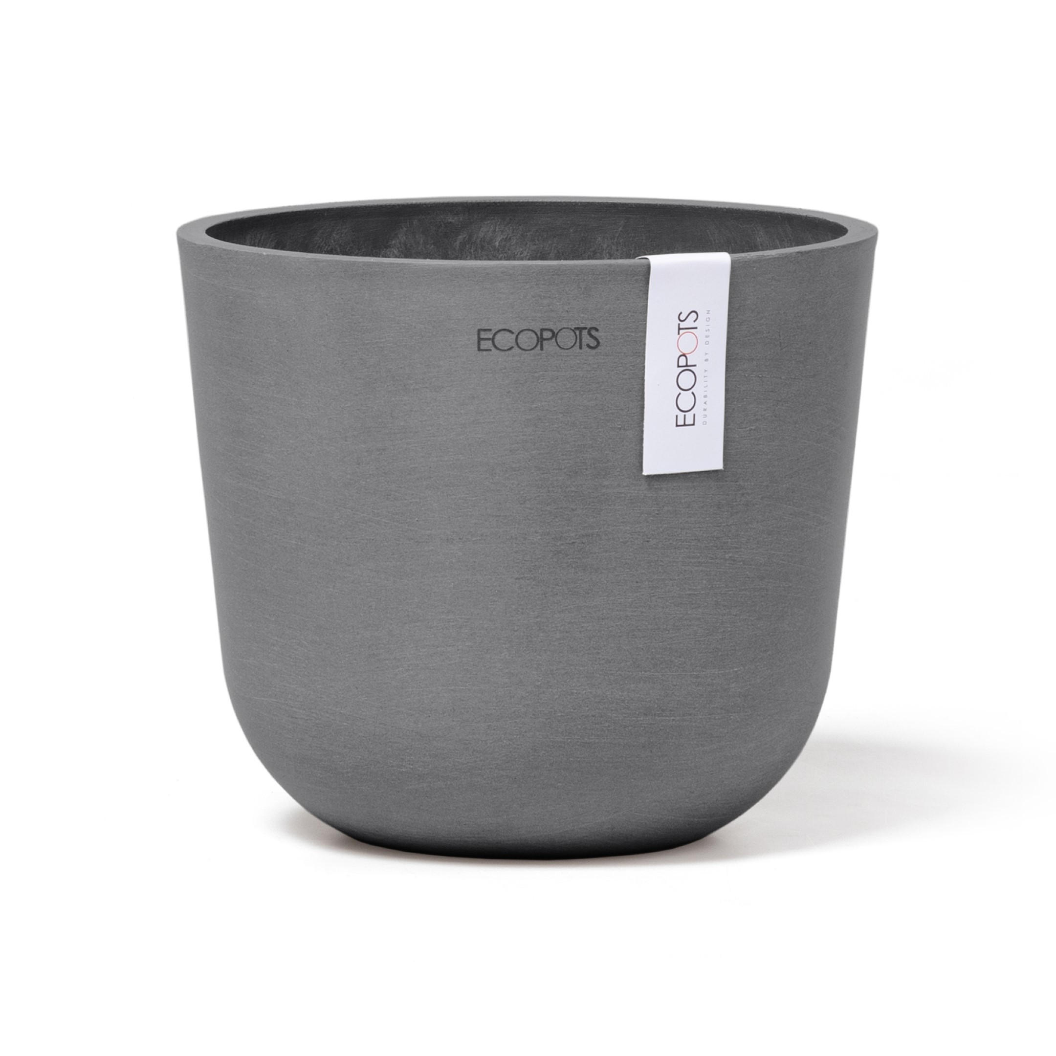 BLUMENTOPF Oslo Mini 16/13,7 cm Grau - Grau, Kunststoff (16/13.7cm) - Ecopots