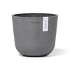 BLUMENTOPF Oslo Mini 16/13,7 cm Grau - Grau, Kunststoff (16/13.7cm) - Ecopots
