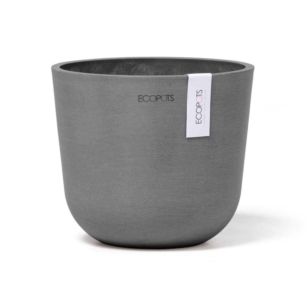 BLUMENTOPF Oslo Mini 16/13,7 cm Grau - Grau, Kunststoff (16/13.7cm) - Ecopots