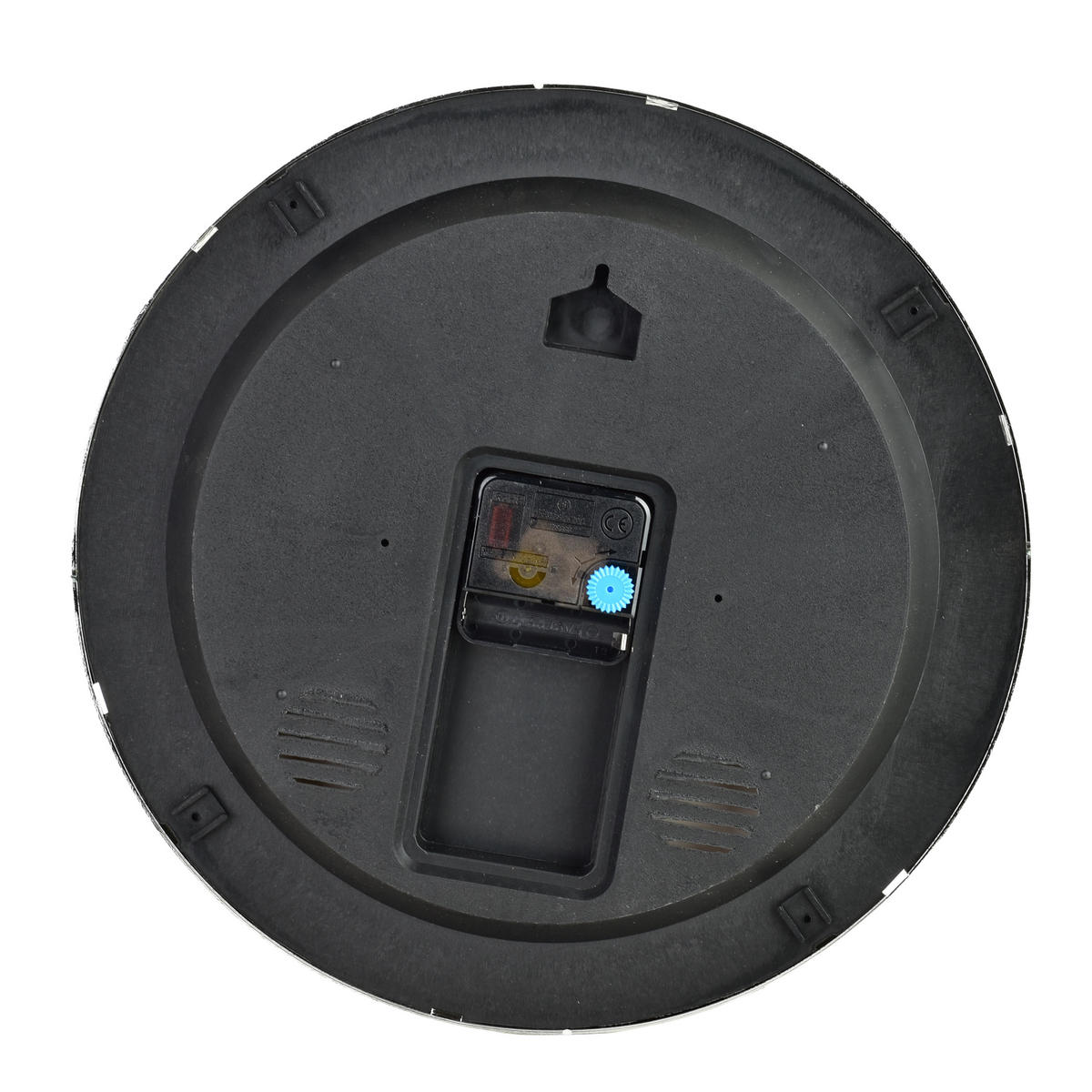 WANDUHR Ramsey Schwarz 30/4/30 cm Kunstoff - Schwarz, Kunststoff (30/30/4cm) - Mondex