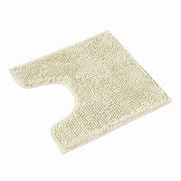BADEMATTE MIT WC AUSCHNITT PARIS - Creme, Textil (45/45cm) - WohnDirect