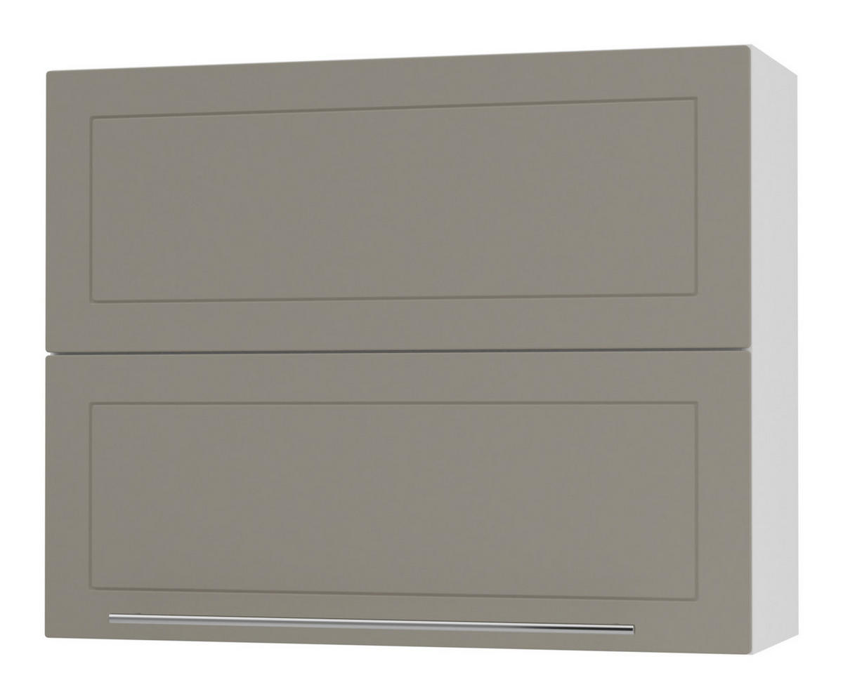 KÜCHENHÄNGESCHRANK Kvantum W8B/90 Beige Matt / Weiß Matt 90 / 32,5 / 72cm - Beige/Weiß, Holz/Holzwerkstoff (90/72/36cm) - Feldmann-Wohnen